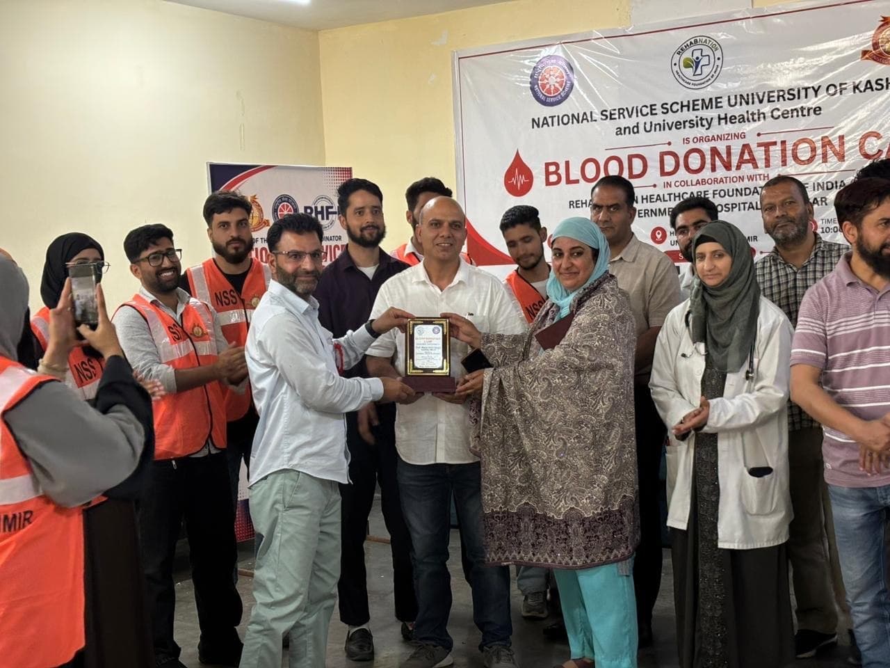 RehabNation Award Ceremony at Blood Donation Camp