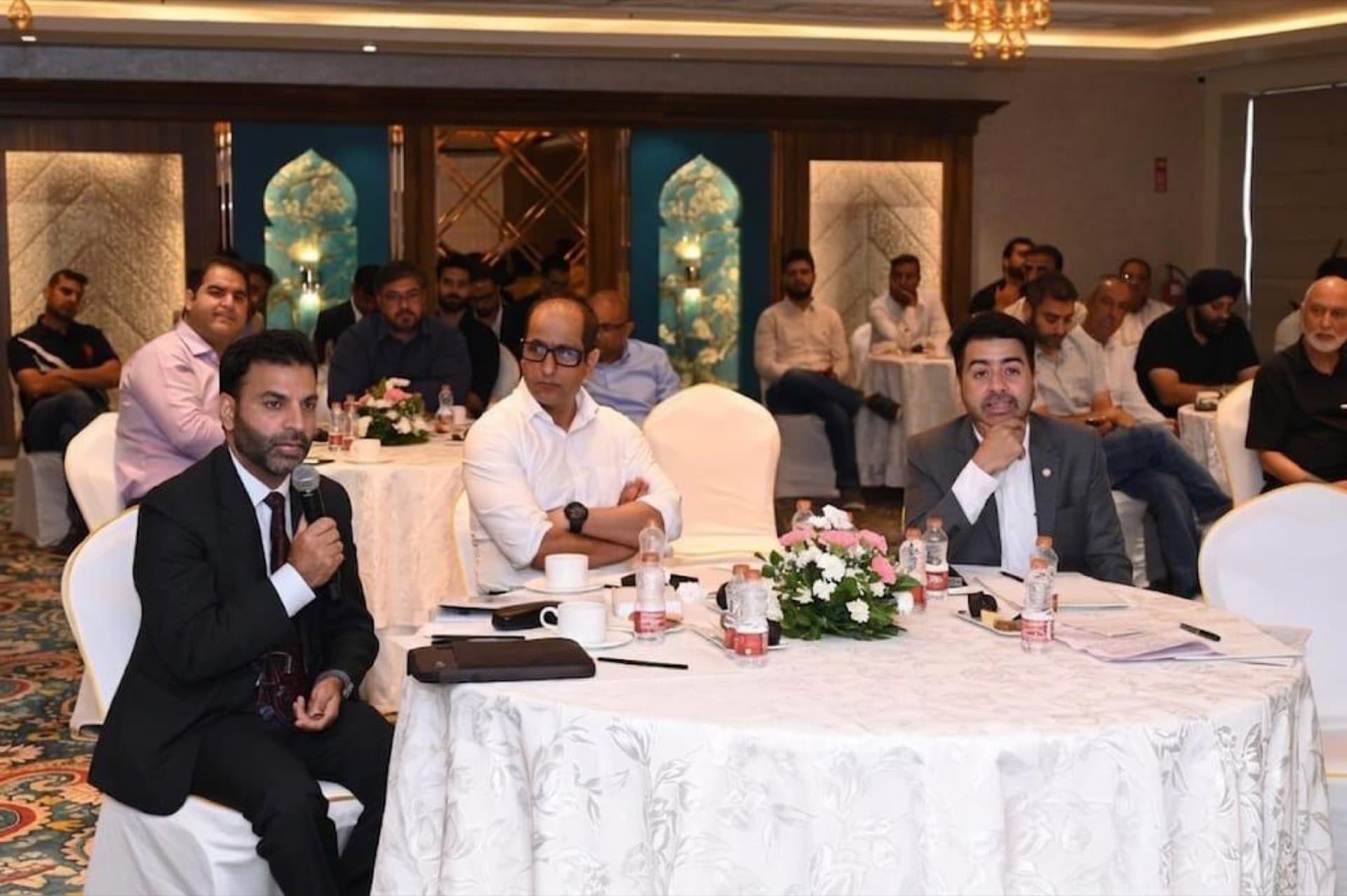 Dr. Aijaz Rather addressing CII Roundtable