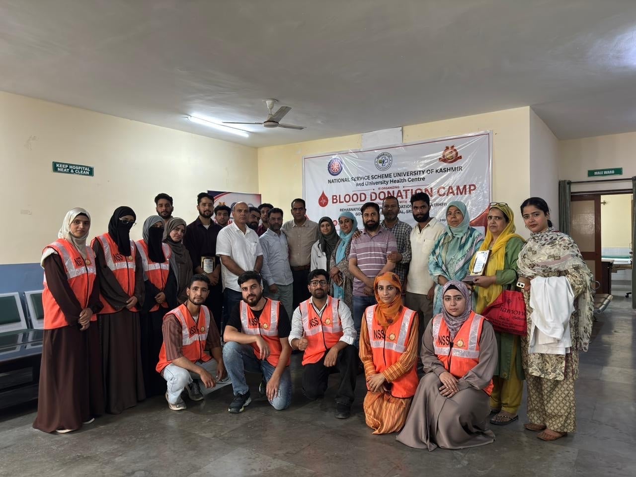 RehabNation volunteers gathered for a group photograph